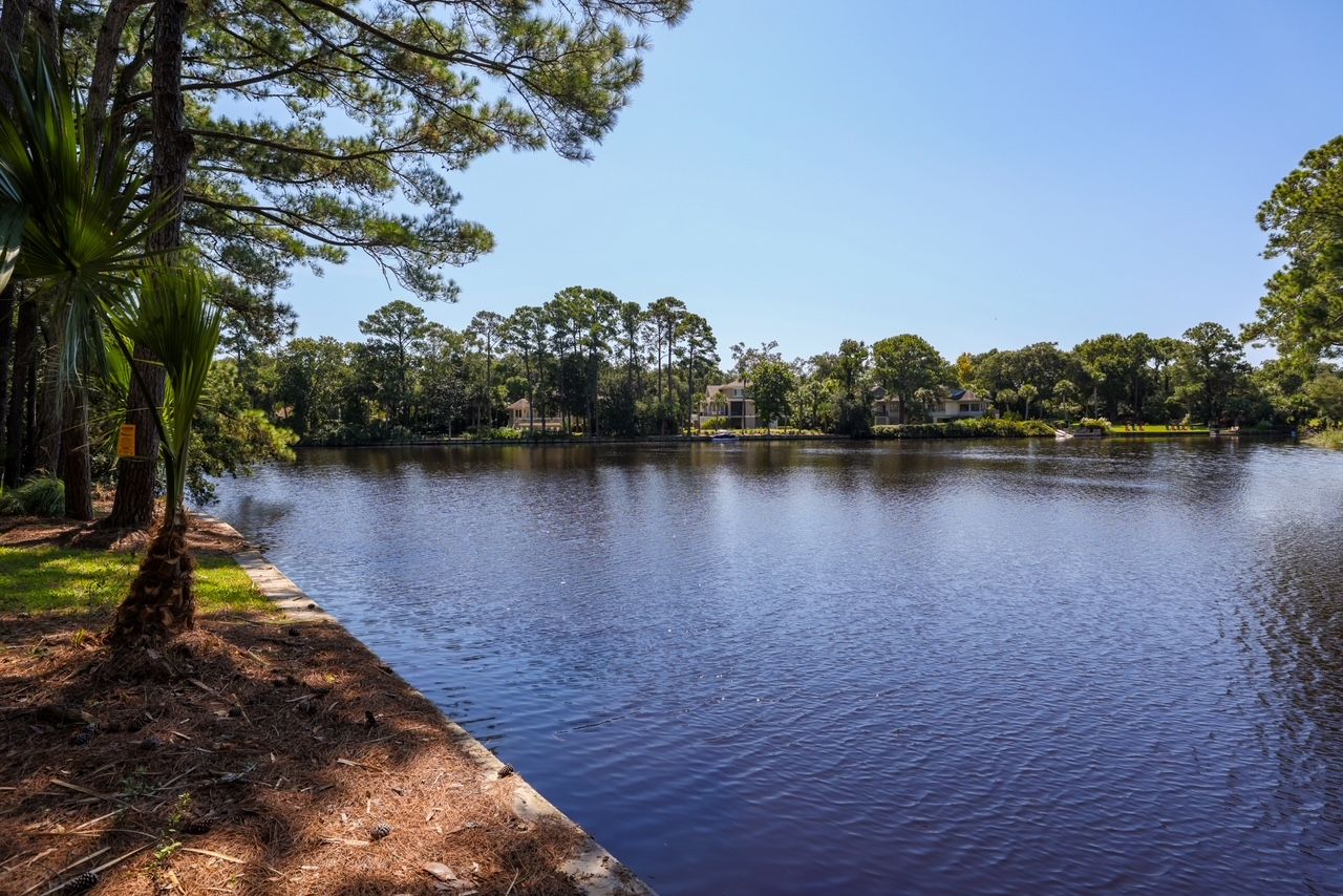 Lagoon view from the estate grounds in Palmetto Dunes on Hilton Head Island
